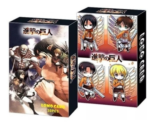 Caja De 30 Cartas/postales Distintos Animes Coleccionables