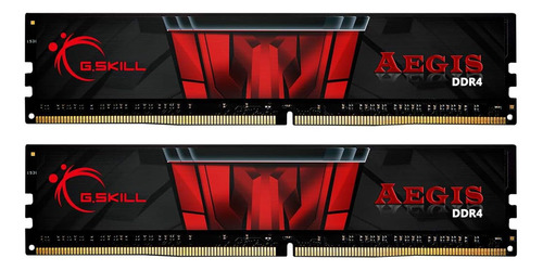 Memoria 16gb (8x2) Ddr4 Bus 3200mhz G.skill Aegis C16 Intel
