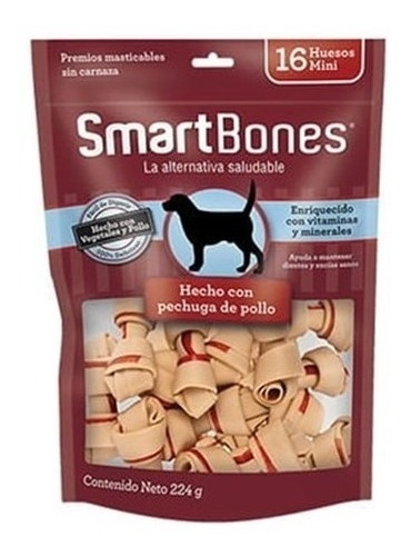 Smartbones Chicken | Snack Mini Para Perro | Pollo X 16 U