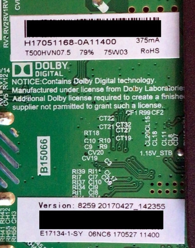 Kit Element H17051168 Tp.ms3393.pb801 5550t15c07 Elfw5017 (Usado)