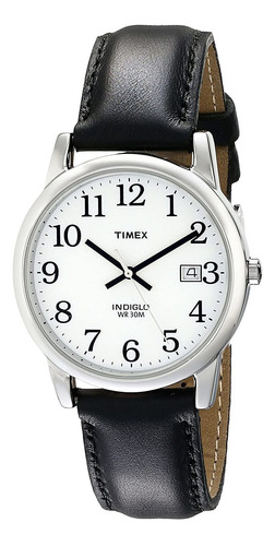 Reloj Timex Easy Reader Date Con Correa De Piel Para Homb...