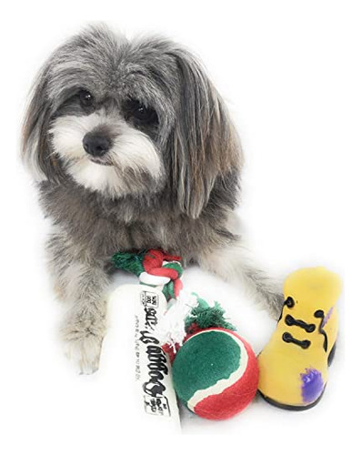 Calcetín Navideño Para Perros. Juguete Para Periódicos O Bot