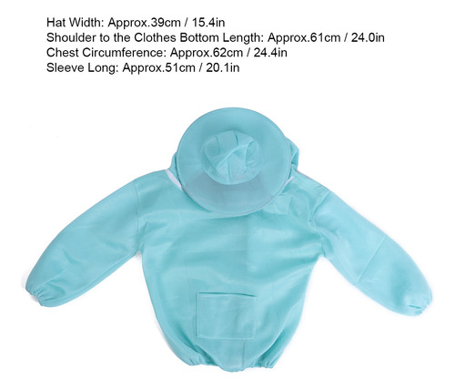 Traje Transpirable De Apicultura, Chaqueta De Apicultor, Vel