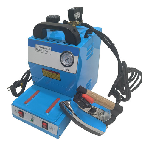 Plancha De Vapor Industrial Con Estación De Caldera 1600 W
