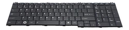 Teclado portátil Dosens para Toshiba Satellite C650 C655 C65