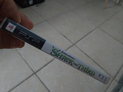 Jogo Psp Umd Shrek The Thitrd Impecável Completo (Usado)