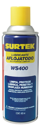 Aceite Aflojatodo Surtek 400 Ml Ideal Para Aflojar Piezas