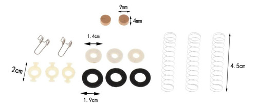 - 16 Unids / Set Kit De Reparación De Pistón De Trompeta
