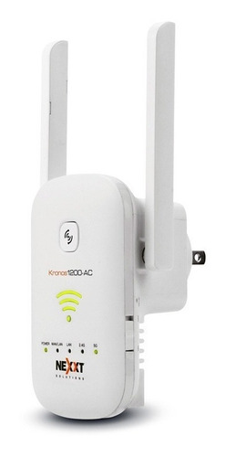 Amplificador Repetidor De Señal Wifi Nexxt 1200 Dual Band 