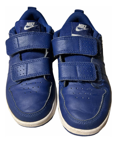 Zapatillas Nike Azules Velcro Niños