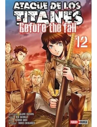 Manga Panini Ataque De Los Titanes Before The Fall N.12    