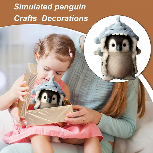 Sc Muñeca De Peluche De Pingüinos Lindo Juguete De Pingüino