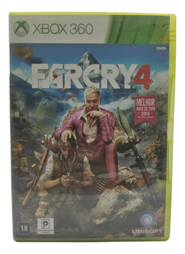 Game Farcry 4 - Far Cry 4 Original Xbox 360 Mídia Física 