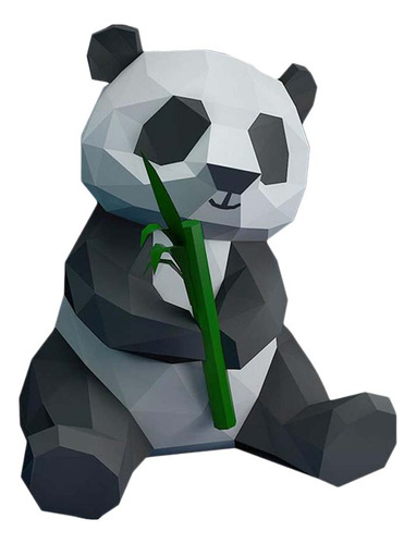 Papel Para Decoración De Origami En 3d Con Diseño De Panda Y