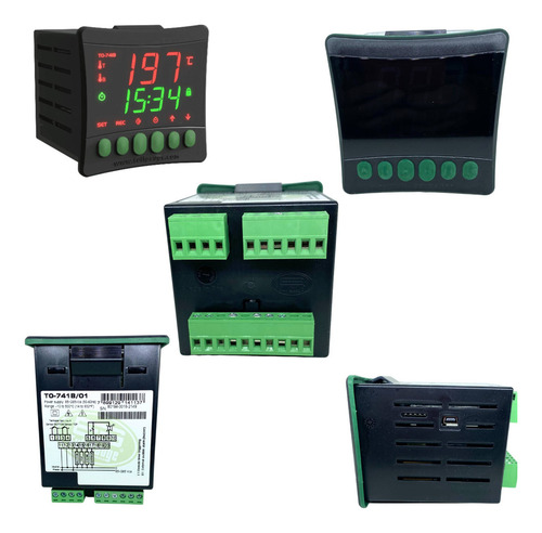 Controlador De Temperatura Fornos Lastro To 741b Full Gauge 127/220v