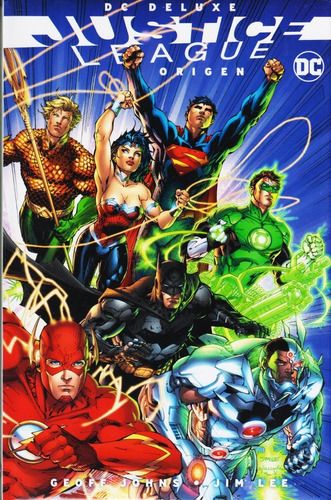 Comic Dc Deluxe Justice League Origen Geoff Johns, Jim Lee