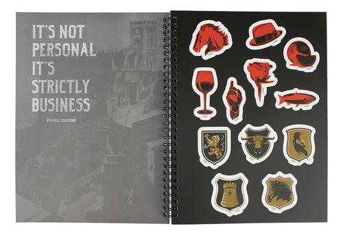 Libretas El Padrino Profesionales De Rayas - Geek Industry