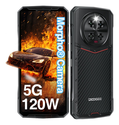 Doogee Dk10 Rugged Phone 6.67 120hz 2.5k 32gb+512gb 5150mah Android13 Nfc Otg Ip68/ip69k 120w Fast Charging Wi-fi6 1