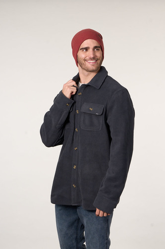 Camisa Campera De Polar Hombre City Polemic