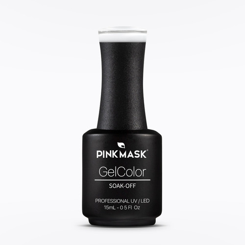 Gel Color  Pink Mask 100 White Tips