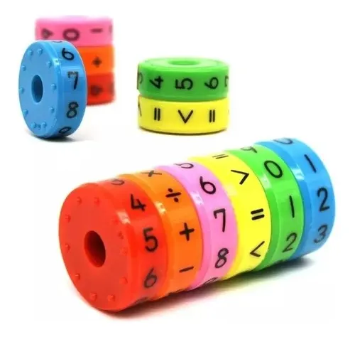 Pack 3 Juegos Mtessori Para Niños Magnético Multiplicar
