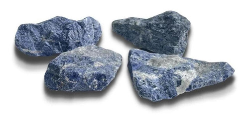 Mineral Sodalita Con Spray Limpia Cristal Y Sal, Con Atma Blanco