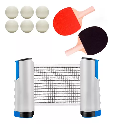 Raquete de Ping Pong Kit para 2 Jogadores e 1 Bola