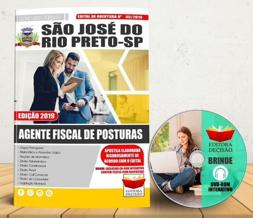Apostila São José Do Rio Preto Agente Fiscal De Posturas 