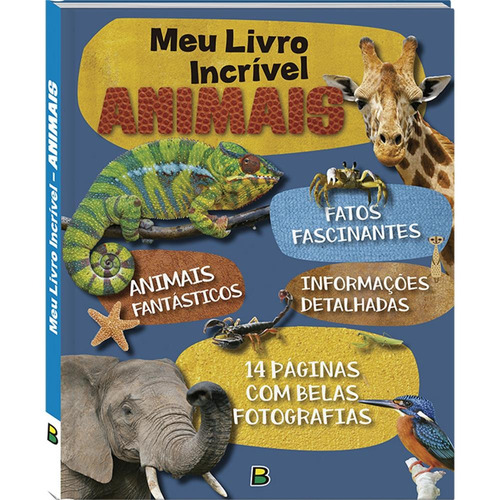 Meu Livro Incrível... Animais, de Mammoth World. Editora Todolivro Distribuidora Ltda., capa dura em português, 2020