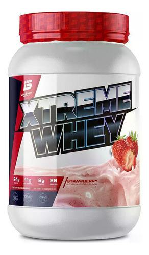 Whey Protein Xtreme Whey 908g Bio Sport Usa Sabor Morango