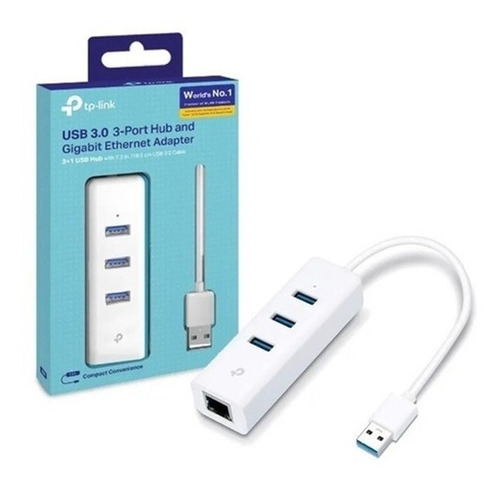 Adaptador Hub 3 Usb 3.0 A Lan Rj45 Gigabit Tp-link Ue330