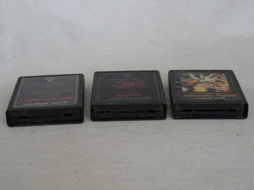 3 Cartuchos Variados Atari Originales Vintge (Usado)
