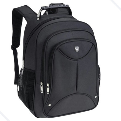 Mochila Executiva Trabalho Passeio Notebook Alça Reforçada Cor Preto