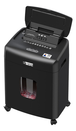 Fragmentadora De Papel 110 Folhas Automática 23 Litros 220v Cor Preto