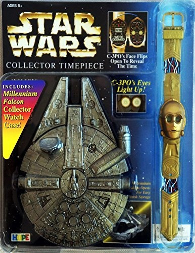 Reloj De Reloj Colector Star Wars C-3po Millennium Falcon Co