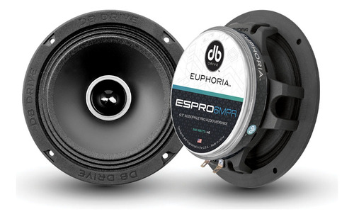 Par Medios Rangos 6.5 PLG Db Drive Euphoria E5pro6mpr 350w