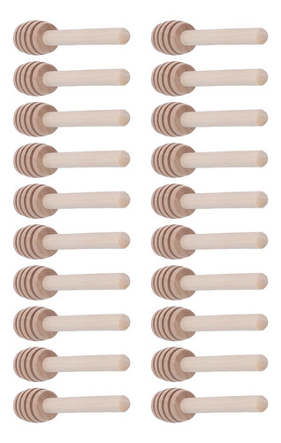 Wooden Stirring Stick 20pcs Honey Dipper Sticks Mixing Rod