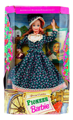 American Stories Collection Pioneer Barbie Special Ed Detall