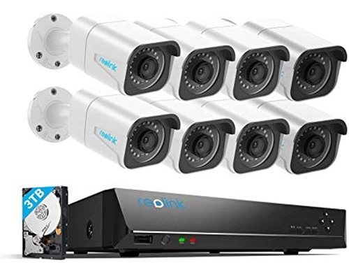 Reolink 4k 16ch Poe Security-camera-system H.265, 8pcs 8mp P