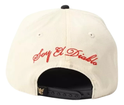 Gorra El Tiros Caps Ct Soy El Diablo Natanael Cano Beige