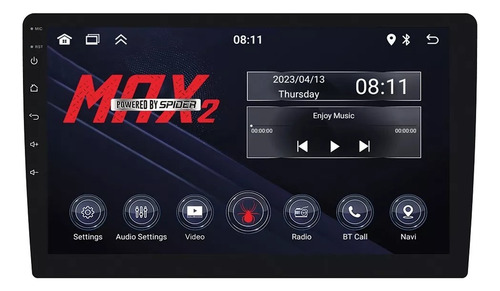 Autoestereo Universal Spider 9 In Carplay Android 8gb Ram 128gb Color Negra
