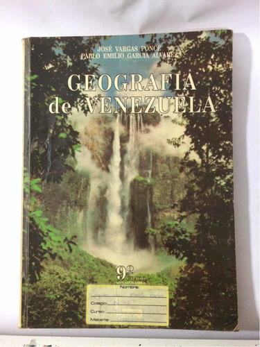 Geografia De Venezuela 9no Grado José Vargas Ponce Texto