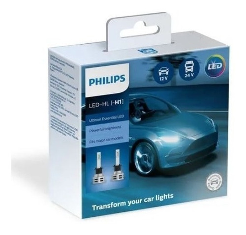 Lampara H1 Led Philips Ultinon Essential 6500k Cree Premium