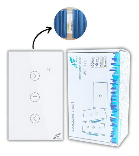 Persiana inteligente con interruptor táctil, WiFi, cortina inteligente