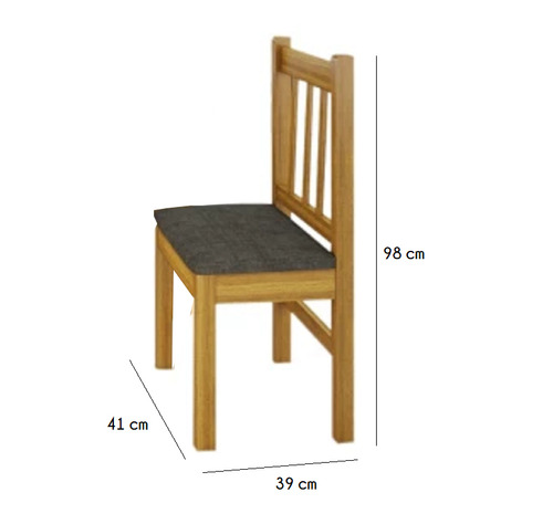 Juego Comedor Mesa + 4 Sillas Tapizadas Madera LG Color Cerejeira Diseño de la tela de las sillas Liso