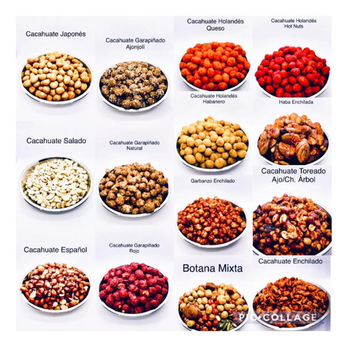 50 Bolsas Diferentes De 250 Gr. De Dulce Y Botana Surtida