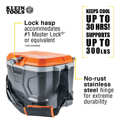 Klein Tools 55600 Tradesman Pro Tough Box Cooler, 17- Yyn