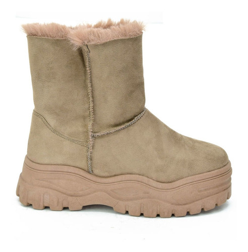 Bota Casual Plataforma Korium Winter Fuzzy