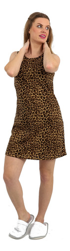 Camisola Adulto Eva Pop Evanilda Animal Print 0005  P M G Gg