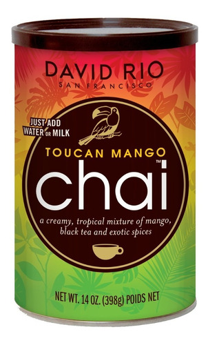 Te Chai Toucan Mango 398 Gr. Marca David Rio. Agronewen